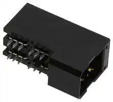 10028917-001LF: Connector, R/A, AirMax 10028917, 4 Contacts, Header, Press Fit, 2 Rows