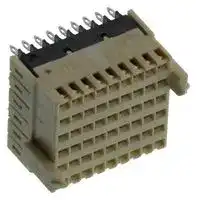 10043546-101LF: Connector, AirMax VS 10043546, 54 Contacts, 1.4 mm, Receptacle, Press Fit, 9 Rows