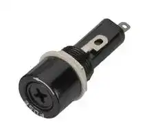 BK1-HTJ-605I: Cartridge Fuse Holder, 1 Fuse, 10 A, 250 VAC, 1/4 " x 1-1/4 ", Solder