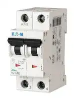 FAZ-C15/2: Thermal Magnetic Circuit Breaker, MCB, FAZ, 2P, 15 kA, 400 V, 15 A