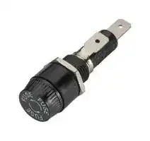 BK1-HTJ-606I: Cartridge Fuse Holder, 1 Fuse, 10 A, 250 VAC, 1/4 " x 1-1/4 ", Quick Connect