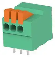 1-2834016-3: Wire-To-Board Terminal Block, 2.54 mm, 3 Ways, 26 AWG, 20 AWG, 0.5 mm², Push In