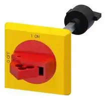 3RV2926-0C: Rotary Operating Mechanism, Door-Coupling, Emergency Switching-Off, for Circuit Breaker