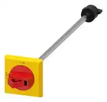 3RV2926-0L: Rotary Operating Mechanism, Door-Coupling, Emergency Switching-Off, for Circuit Breaker