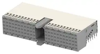 2367945-1: Connector, 2mm HM, Z-PACK Series, 110 Contacts, 2 mm, Receptacle, Press Fit, 5 Rows