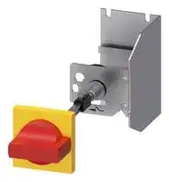 3RV2926-2C: Rotary Operating Mechanism, Door-Coupling, Emergency Switching-Off, for Circuit Breaker