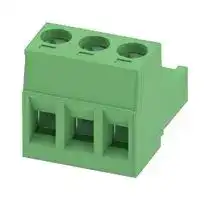 1757022: Pluggable Terminal Block, 5.08 mm, 3 Ways, 24 AWG, 12 AWG, 2.5 mm², Screw