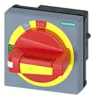 8UD1721-0AB25: Handle, Masking Frame, 36 mm, Red-Yellow, Door Operating Mechanisms