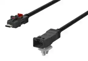 USBCC231AA019AS: USB Cable, Plug to Inline, Type C Plug to Type C Receptacle, 200 mm, 7.9 ", USB 3.2