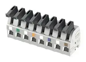 14310816201201: Wire-To-Board Terminal Block, Ethernet, 5 mm, 8 Ways, 28 AWG, 16 AWG, 1.5 mm², Push In Lock