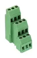 691247610003: Wire-To-Board Terminal Block, 3 Level, 10.16 mm, 3 Ways, 30 AWG, 12 AWG, 3.31 mm², Screw