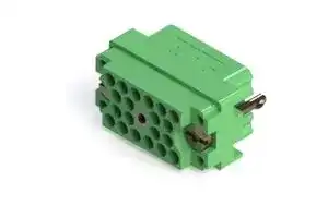 516-020-000-102: BACKPLANE CONN, PLUG, 20POS, 4ROW/3.81MM