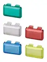 5TG8067: Cap Set, Blue/Green/Red/Yellow/White, 5TE48 Pushbutton, 5TE58 Indicator Light