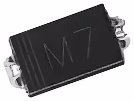 GS1A/M1: Standard Recovery Diode, 50 V, 1 A, Single, 1.1 V, 2.5 µs, 30 A