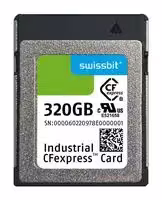 SG2600CE320GI-1TB2-1DB-STD: Flash Memory Card, v2.0, Type B, 3D pSLC, CFexpress Card, 320 GB