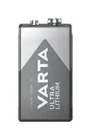 6122101501: Battery, 9 V, Lithium Manganese Dioxide, 1.15 Ah, Snap Contact, 1