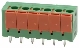 1776260-6: Wire-To-Board Terminal Block, 5.08 mm, 6 Ways, 22 AWG, 14 AWG, 2 mm², Screw