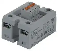 RKD2A23D50P: Solid State Relay, DPST-NO, 50 A, 265 VAC, Panel Mount, Spring, Zero Crossing