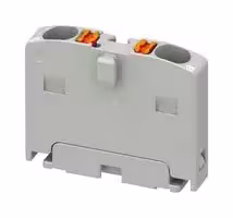 1045923: Panel Mount Barrier Terminal Block, 17.5 A, 450 V, 2 Pole, 1, Push In, 14 AWG