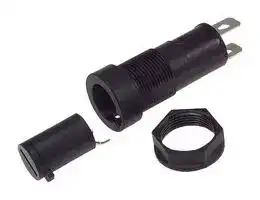 0031.1351: Fuse Holder, Cartridge, 1 Fuse, 10 A, 250VAC, 5mm x 20mm, Solder Lug, FIN Series