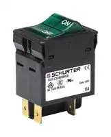 3-150-705: Thermal Magnetic Circuit Breaker, White Rocker Actuator, TA35 Series, 10 A, 2 Pole, 60 V, 277 V