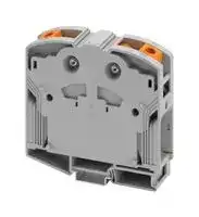 1054722: DIN Rail Mount Terminal Block, High Current, Grey, 2 Ways, 185 mm², Push In, 309 A