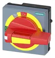 8UD1731-0AB25: Handle, Masking Frame, 55 mm, Red-Yellow, Door Operating Mechanisms