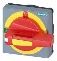 8UD1731-2AD05: Handle, with Masking Frame, Red/Yellow, 55 mm, 3LD5 Series Molded Case Switches