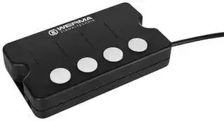 86000009: Andon Smart Box, Signal Indicator, Base/Wall Mount, 230 VAC, PA-GF, Black, IP30, 92 x 32 x 160 mm