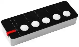 86000019: Andon Wireless Box, Signal Indicator, Base/Wall Mount, 5-Button, 921 MHz, IP30, 193 x 66 x 35 mm