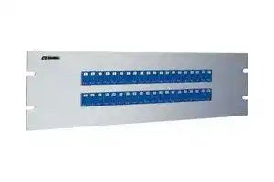 19MJP2-32-NI: Thermocouple Connector, Miniature, Pink, 32x Socket, 2 Rows, Type N, 19 Inch, IEC, 19MJP Series