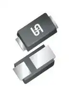 SS16MH: Schottky Rectifier, 60 V, 1 A, Single, MicroSMA, 2 Pins, 680 mV