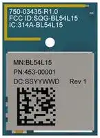 453-00001C: Bluetooth Module, Trace Antenna, 2.48 GHz, ADC, GPIO, I2C, I2S, PDM, PWM, SPI, UART
