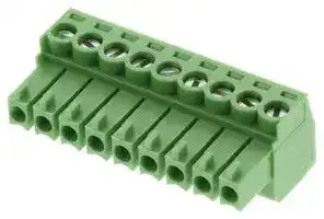 20020004-C091B01LF: TERMINAL BLOCK PLUGGABLE, 9 POSITION, 26-16AWG