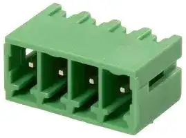 CTBP93VD/4: Terminal Block, Closed Ended, Header, 3.5 mm, 4 Ways, Through Hole Vertical