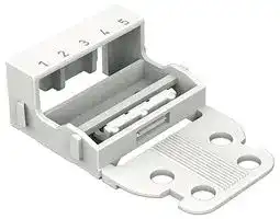 221-515: Accessory, Snap In Mount Foot, Wago 221 Series 5 Conductor Terminal Blocks