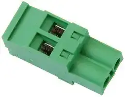 20.920M/2-E: Pluggable Terminal Block, 5 mm, 2 Ways, 28 AWG, 14 AWG, 2.5 mm², Screw
