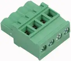 20.920M/4-E: Pluggable Terminal Block, 5 mm, 4 Ways, 28 AWG, 14 AWG, 2.5 mm², Screw