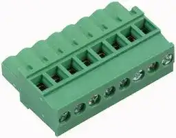 20.920M/8-E: Pluggable Terminal Block, 5 mm, 8 Ways, 28 AWG, 14 AWG, 2.5 mm², Screw