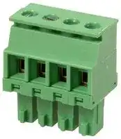 CTBP92VE/4S: Pluggable Terminal Block, 3.81 mm, 4 Ways, 28 AWG, 16 AWG, 1 mm², Clamp