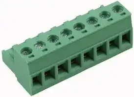 21.950M/10-E: Pluggable Terminal Block, 5.08 mm, 10 Ways, 28 AWG, 14 AWG, 1.5 mm², Screw