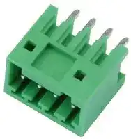 20.2500MV/4-E: Terminal Block, Vertical, Header, 2.5 mm, 4 Ways, 6 A, 250 V, Through Hole Vertical