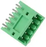 20.2500MV/5-E: Terminal Block, Vertical, Header, 2.5 mm, 5 Ways, 6 A, 250 V, Through Hole Vertical