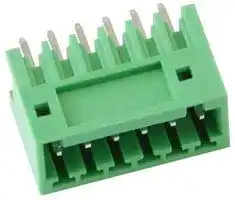 20.2500MV/6-E: Terminal Block, Vertical, Header, 2.5 mm, 6 Ways, 6 A, 250 V, Through Hole Vertical