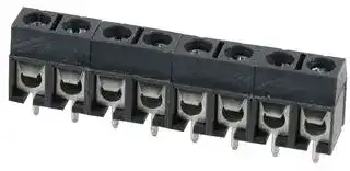 20.501M/8: Wire-To-Board Terminal Block, 5 mm, 8 Ways, 21 AWG, 14 AWG, Screw