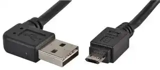 PSG91266: USB Cable, Type A Plug to Micro Type B Plug, 2 m, 6.6 ft, USB 2.0, Black