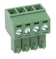 MC000058: Pluggable Terminal Block, 3.5 mm, 4 Ways, 26 AWG, 16 AWG, Screw