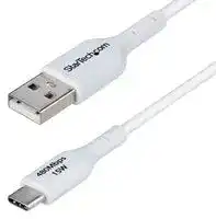 USB2AC2MNCWHE: USB Cable, 2m (6.6ft) White USB-A to USB-C Charging Cable, USB-A to Type-C Charger Cord