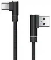 AK-CBUB39-10BK: USB Cable, Type A Plug to Type C Plug, 1 m, 3.28 ft, USB 2.0, Black