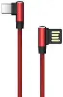 AK-CBUB40-10RD: USB Cable, Type A Plug to Type C Plug, 1 m, 3.28 ft, USB 2.0, Red